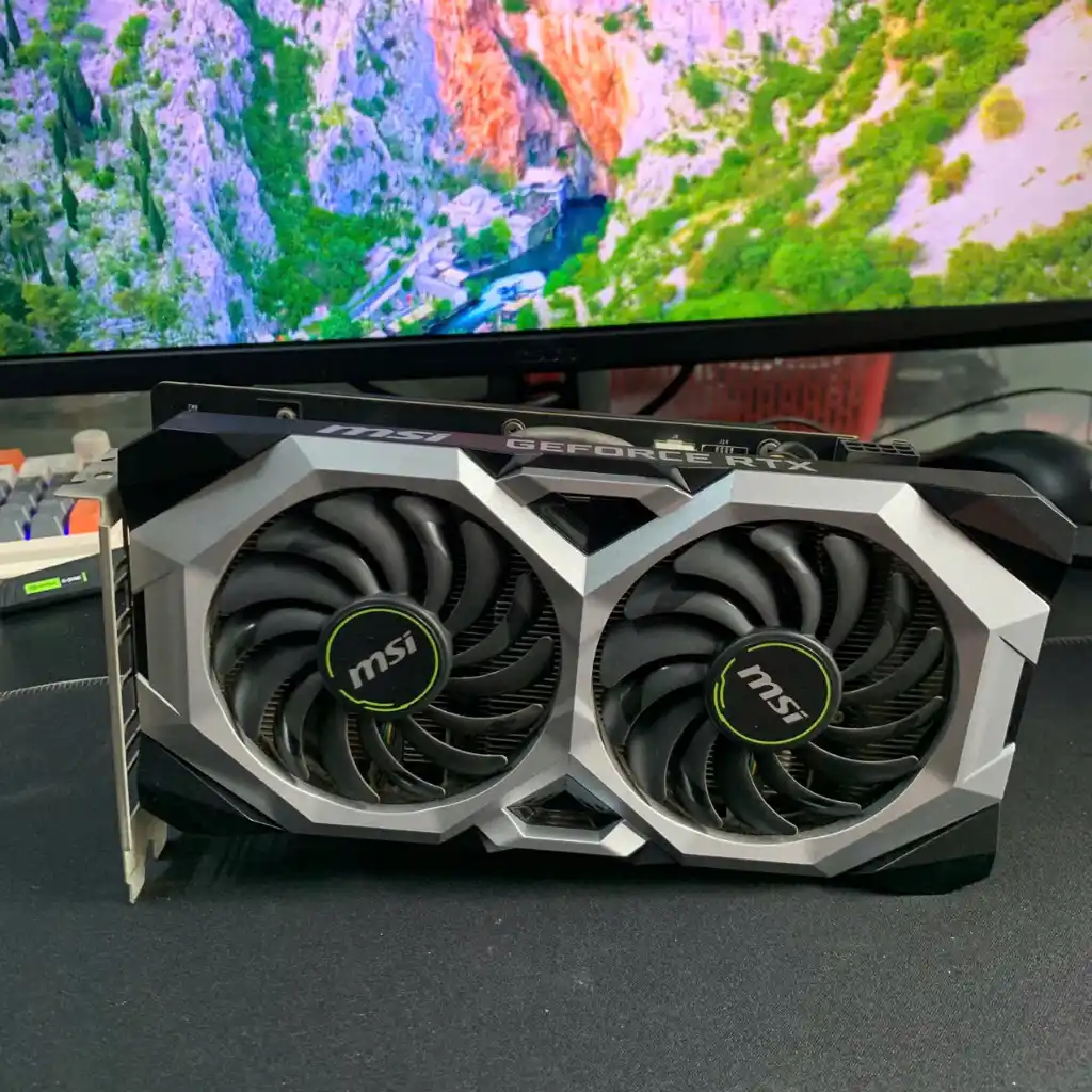 VGA MSI GeForce RTX 2060 Ventus OC | 6GB GDDR6 | 1920 CUDA | Dual Fan TORX 2.0 | HDMI + 3x DP